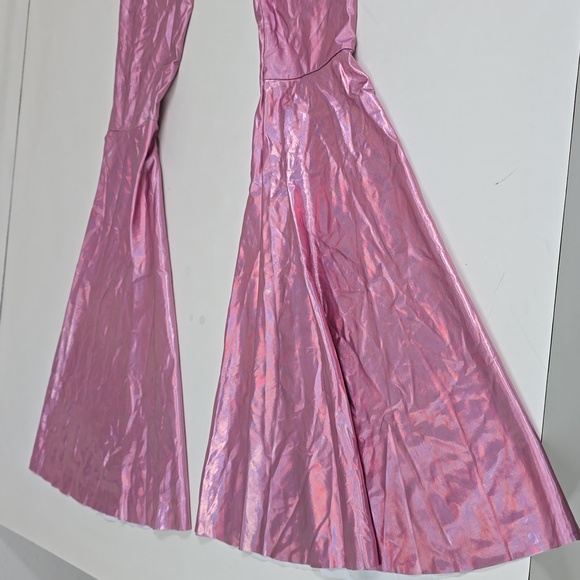 ClubEXX Womens Shinny Metallic Flare Pants - Picture 4 of 9